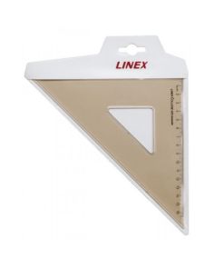 Linex 45° College Set Square. Length 245mm. Size 360 x 2.75mm