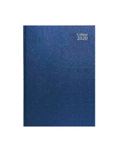 Collins A5 Diaries, Day Per Page, Blue 2025