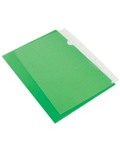 Q Connect Cut Flush Folder, A4, Green