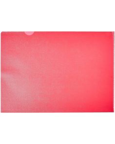Q Connect Cut Flush Folder, A4, Red