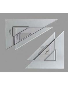 Dunilon Set Square, Plain Vertical Edge, 45°, 280x200x2.75mm