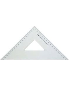 Dunilon Set Square, Plain Vertical Edge, 45°, 210x150x2.5mm