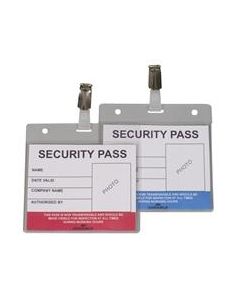 Durable Security Pass Colour Coded, Pack of 25