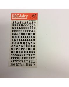 Decadry Transfers No29, 24pt, 7mm, 0.276inch, Black
