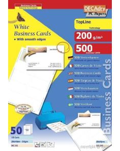 Decadry Business Cards, 200gsm, Pack of 500