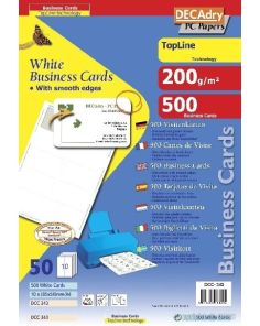 Decadry Business Cards 200gsm Pack of 500