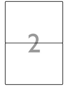 Decadry Labels, Sheet of 2 with Round Corners