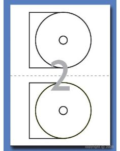 Decadry Adhesive CD and DVD Labels