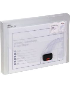 Snopake DocBox, 25mm Capacity, A4, Classic Clear