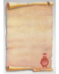 Decadry Preprinted Paper, Scroll