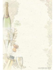 Decadry Preprinted A4 Vintage Paper, 90gsm, 100sheets