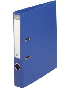 Exacompta Lever Arch File 50mm Spine Blue PVC A4