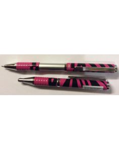 Zebra Expandz Ball Point Pen, Cheeky Pink Zebra