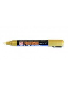 Zig Posterman Gold Wet Wipe Markers. 6mm Chisel Tip