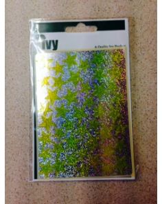 Ivy Self Adhesive Stars. Holographic. Gold. Two sizes. Pack of 90