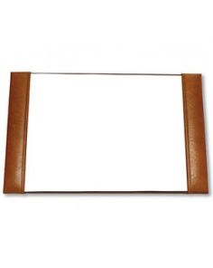 Vintage Hide Leather Military Desk Blotter