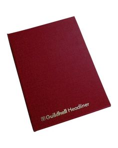 Guildhall Headliner Book, Series 38, 18 cash columns, 38/18