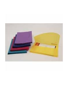 Rapesco Bright Solid Poly Wallet, Assorted Pack of 5