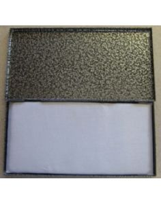 Ink Pad in Metal Case For Own Ink. Supplied Dry.