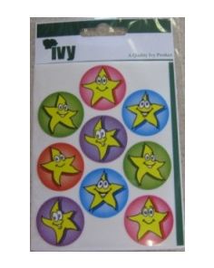 Ivy Motivational Stickers with a Star Design, Pack of 27 Stickers