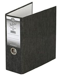 IXL Leverarch File, A5, Upright, Black