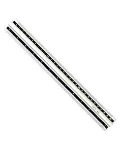 Jakar Aluminium Finger Grip Ruler. 30cm