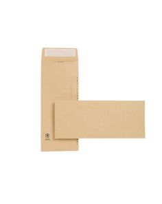 305 x 127mm Manilla Pocket Envelopes 130gsm Peel and Seal Easy Open, Pack of 250