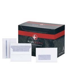 C6 White Window Wallet Envelopes 110gsm Self Seal, Pack of 500