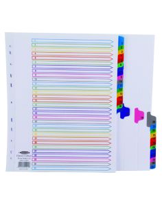 Concord Index A4 Extra Wide. Numeric 1-31. White with Multi coloured tabs.CS100