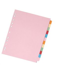 Q Connect Subject Dividers, A4, 12 Part, Each