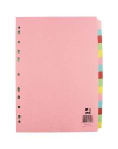 Q Connect Subject Dividers, A4, 15 Part, Each