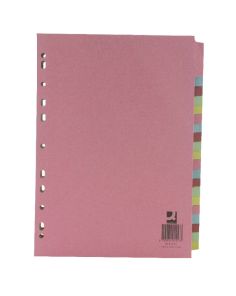 Q Connect Subject Dividers, A4, 20 Part, Each