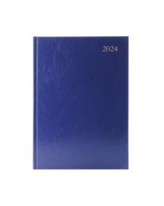 A5 Day to a Page Appointment Diary, KFA51ABU24, Blue 2025