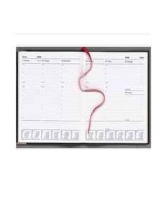 Collins Quarto Diary, Week To View Appointment, Black 2025