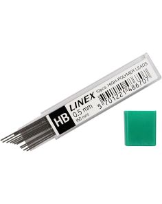 Linex Leads 0.5 HB, Tube of 12 Leads