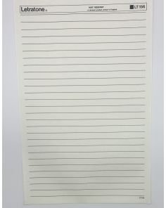 Letraset Letratone 156