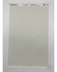 Letraset Letratone 74 8 lines per inch 3.00 lines per cm