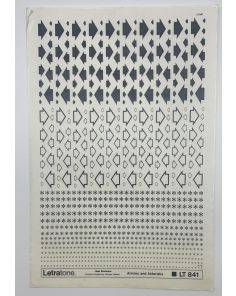 Letraset Letratone 841 Arrows and Asterisks