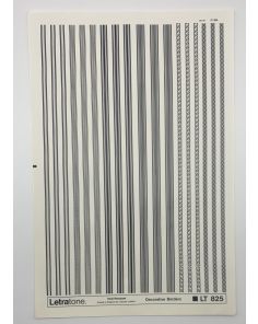 Letraset Letratone 825 Decorative Borders