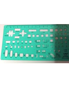 Linex Architect Template, Pen:0.35mm, Scale:1:100, Size:165x80mm