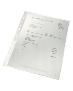 Leitz Punched Pockets Recycled A4, Pack of 100