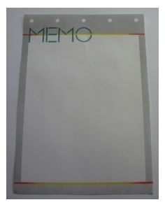 Decadry Preprinted A4 Memo Paper, 80gsm, Pack of 10