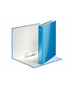 Leitz Wow Ring Binder, 25mm 2 D Ring, Metallic Blue
