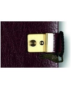 Montana Grain Leather Five Year Diary with Lock and Key A5, Burgundy