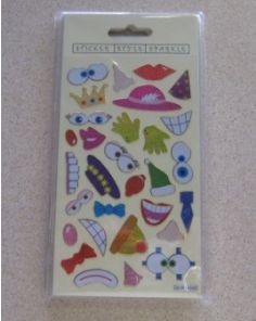 Paper Projects Stickers. Funny Faces