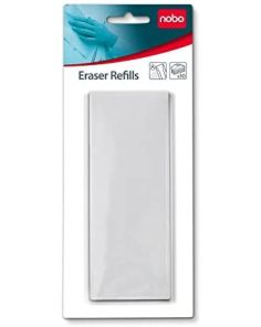 Nobo Magnetic Drywipe Eraser Refill, Pack of 10