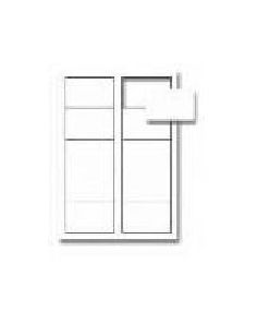 Decadry Micro-perforated Speckled White Business Cards, 165gsm, Pack of 120 cards