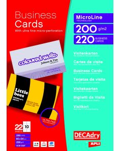 Decadry 200gsm Business Cards, Pack of 220