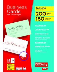 Decadry Business Cards, 200gsm, Pack of 150