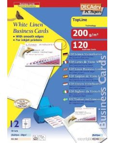 Decadry Business Cards, 240gsm, Pack of 120